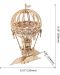 Ξύλινο 3D παζλ Robo Time  140 κομμάτια - Αερόστατο - 2t